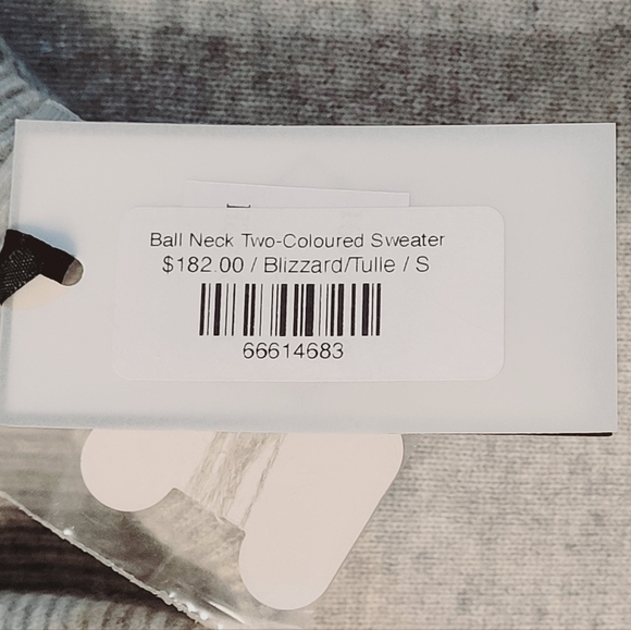 NEW Cashmere Gray Pink Two Tone Sweater  by Esthēme from France - Picture 6 of 12